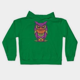 Cyborg Owl Kids Hoodie